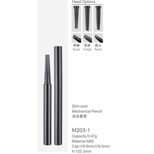 ABS Empty Eyeliner Bottle Slim Auto Empty Kajal Pencil Single Head