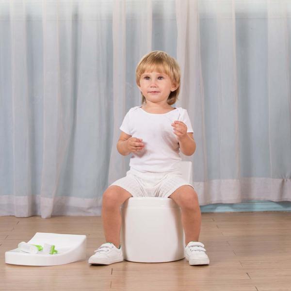 Cradle Style Childrens Toilet Potty Print Pattern Unisex Baby Pot with EN71 Test Certificate