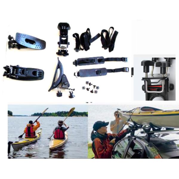 Durable Aluminium Kayak Carrier Rack Roof Mount for Cars and SUVs Universal for  Luggage