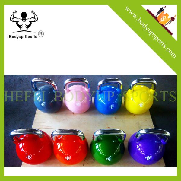 Steel Fitness Equipment Kettlebells Smooth Handle For Easy Use And Good Grip