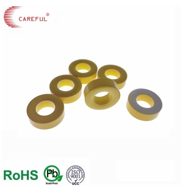 Soft Magnetic Iron Core Iron Powder Toroidal Cores Rohs ISO9001 For Choke