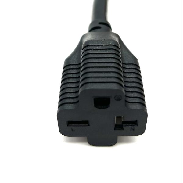 Cable d' extension US mâle femelle, 14AWG / 3C USA câble d' alimentation avec NEMA 6-15P