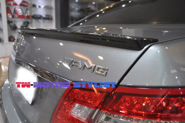 Спойлер задего волокна углерода взгляда BENZ W212 AMG