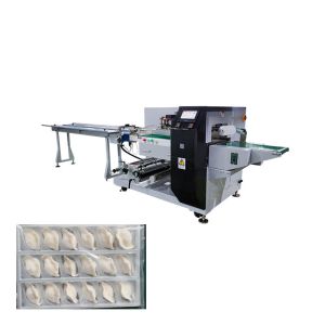 Fully Automatic HFFS Horizontal Flow Wrapping Machine with 120-300 mm Package Length 35-80 mm Width and 3.1 KW Power