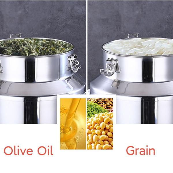 Thickness 0.6mm Silicone Seal 1 Gallon Stainless Steel Milk Can 201
