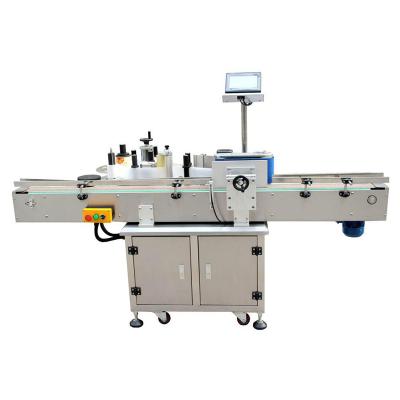 Máquina de etiquetas 134mm automática da garrafa da cubeta 25mm do pó de lavagem