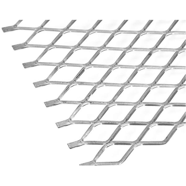 Hot Dip Galvanized Standard Expanded Metal Sheet Flattened Diamond Wire Mesh Panel