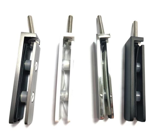 Precision Casting Shower Room Accessories SUS304 Glass Shower Door Clips Customized