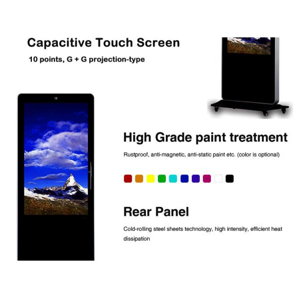 Commercial Full HD 10 Point Interactive Touch Screen Kiosk 55 