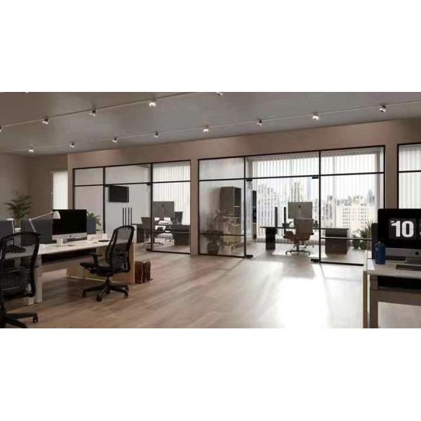 Закаленный пол стены раздела офиса меламина стеклянный к рассекателям звукоизолированного номера потолка