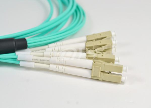 High Performance MPO/MTP 8 Core Fiber Optic MPO To LC Patch Trunk Cables