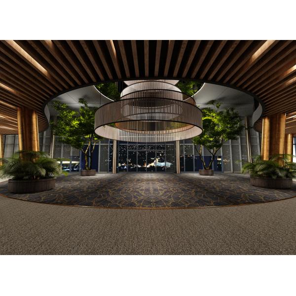 50x100mm U-Shape Aluminum Baffle Ceiling  Shopping Mall Soundproof 0.75 ~ 0.90mm Thick