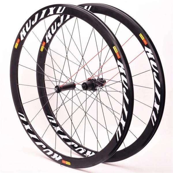 Lightweight V Brake Wheelset 38mm Rim Road Bike Wheelset Aluminum Alloy 24/24H Hub