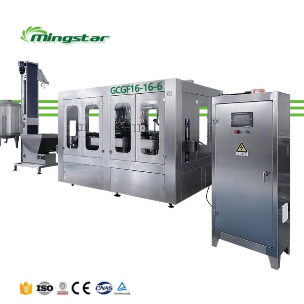 Fully Automatic Liquor Sparkling Bottling Machine Glass Bottle Filling Machine Production Line