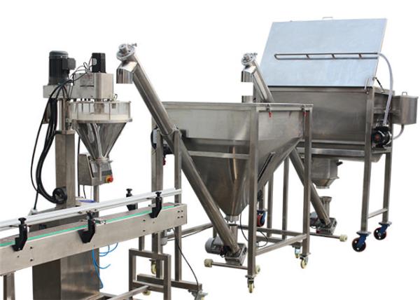 Milk Powder Packaging Machine / Stainless Steel 304 Automatic Filling Machine