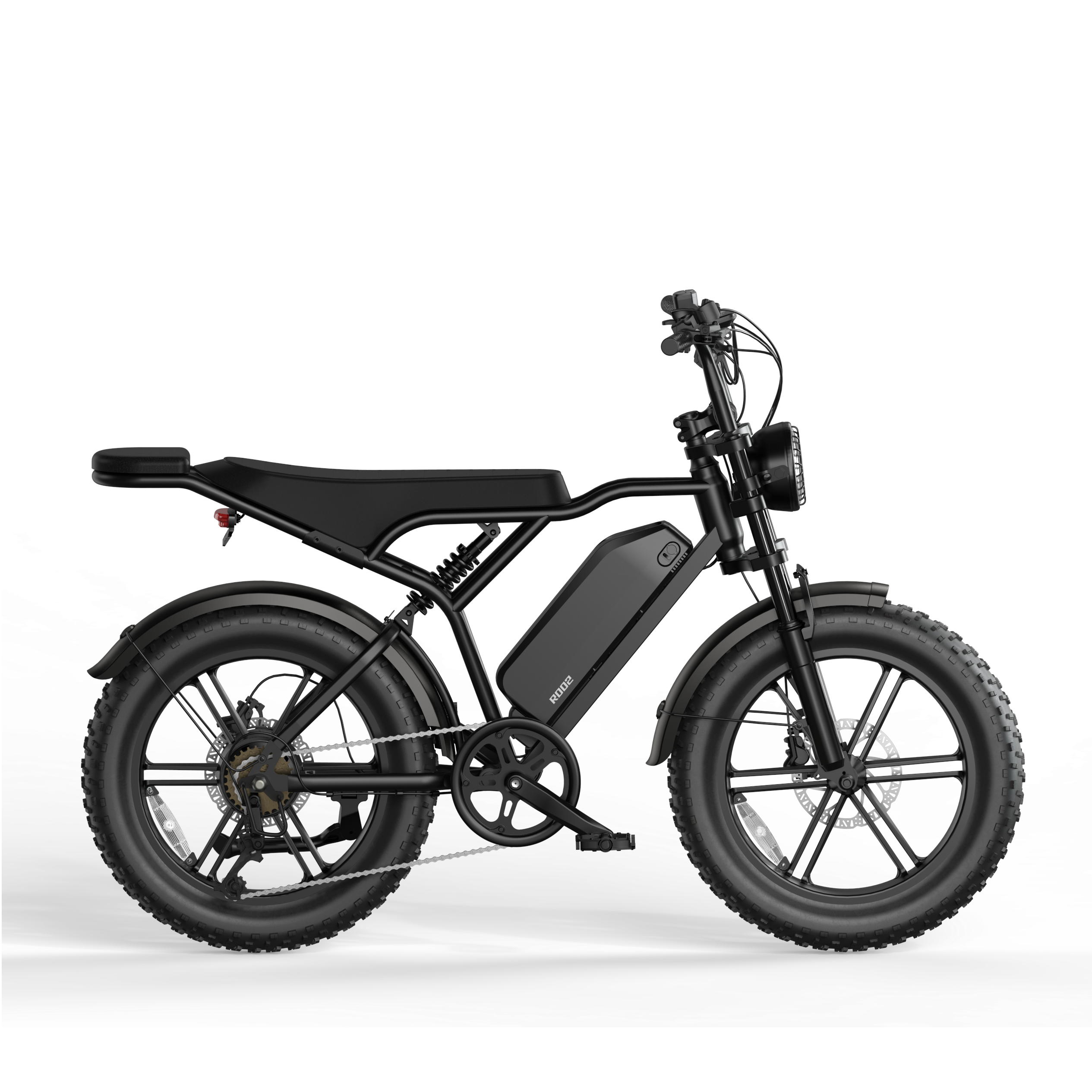 EU Stock 20 Inch Fat Tire E Bike 48V 15AH Electric Bike Vintage Off-Road E-Bike Hydraulic Disc Brakes E Bike