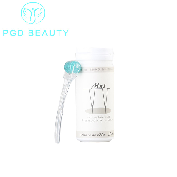 Transparent Derma Roller MNS 192 Microneedle Handle for OEM Manufacturing
