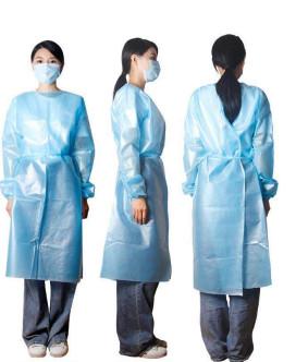 Vestido cirúrgico descartável do filme da infecção PP+PE