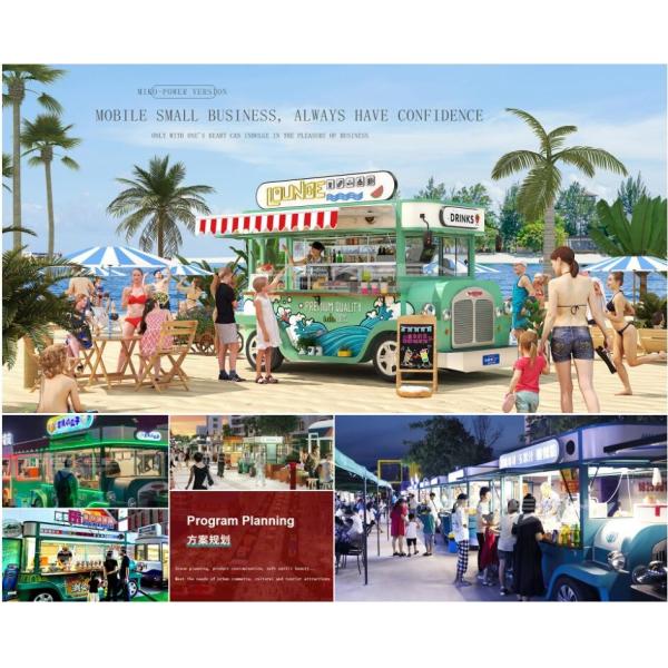 Hotels Food Trucks Beverage Restaurant Food Cart Multifunctional