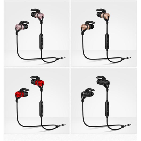 Full Metallic Housing Sports Bluetooth Earphone Wireless Earbuds CVC Noise Cancelling