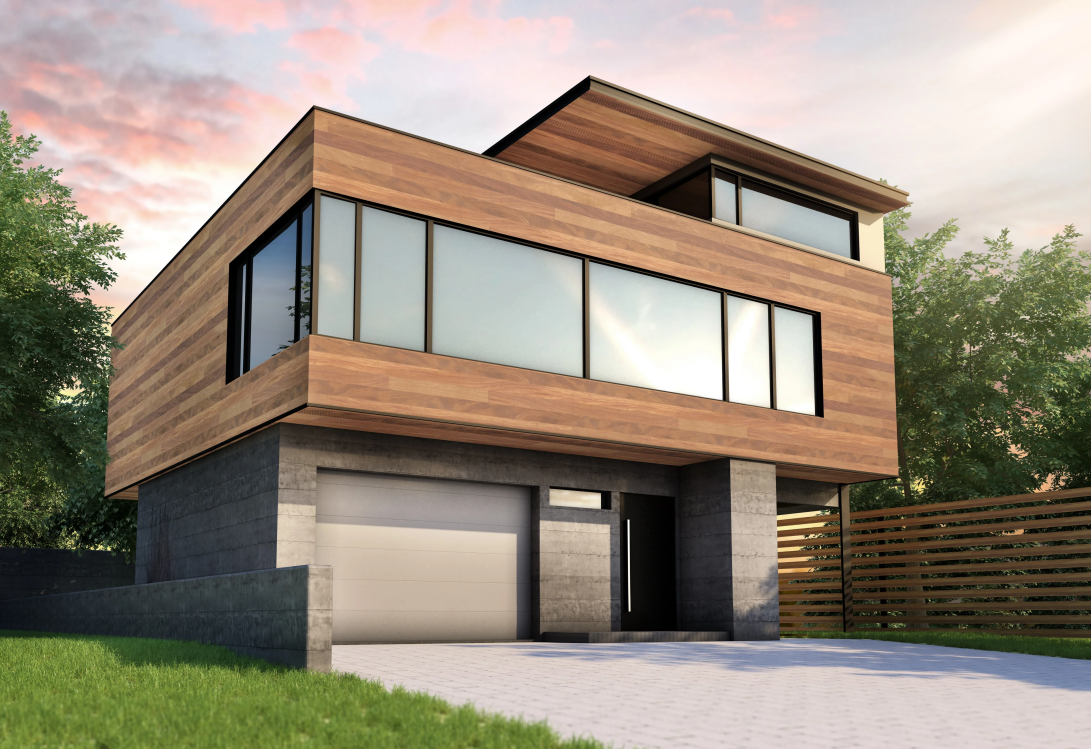 2.00MM Wood Grain Aluminum Veneer Curtain Wall Cladding Facade Decoration For Building Exterior Decoration