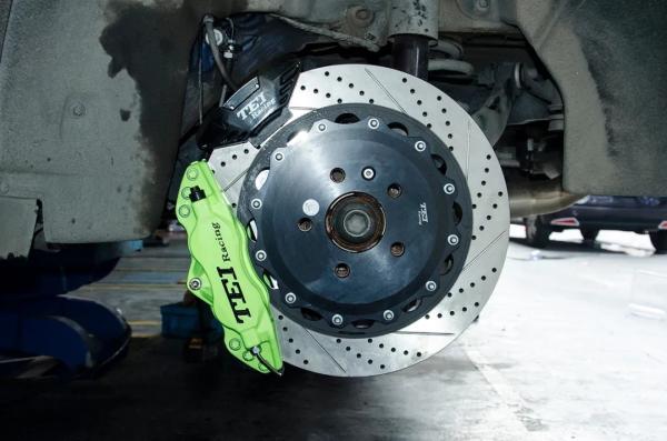 Big Brake Kit Front Rear Brake Caliper Rear E-BRAKE Green Caliper For AUDI Q5 201-2021 19/20 Wheel