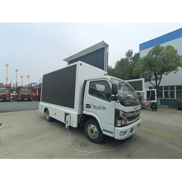 Led Mobile Advertising Vehicle 1500ml Replacement 3 Sides P4 Led Advertising Promotion Truck