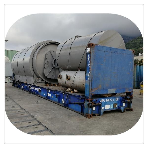 Природный газ перерабатывает топливо из отходов шин в пиролизные установки для т