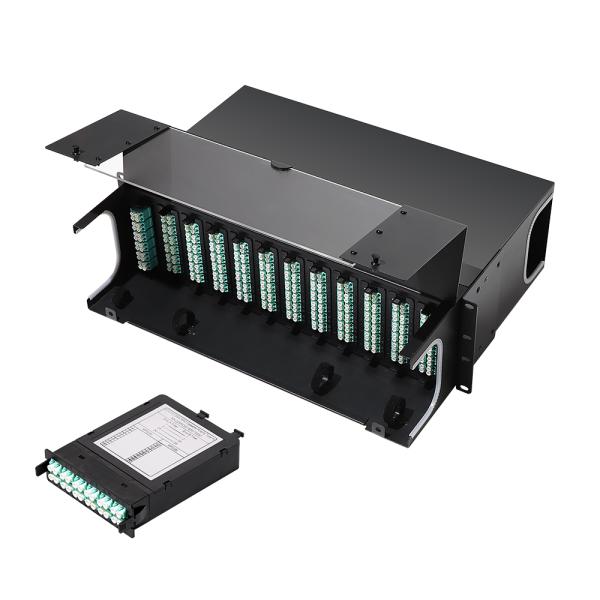 LGX MPO Cassette Module 24 Fiber MPO to LC Cassette for MPO Fiber Optic Patch Panel