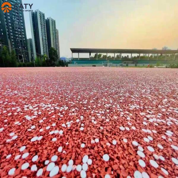 IAAF Sandwich System Semi-prefabricated Running Track Athletic Track and Field Materials EPDM Rubber Granules for Playground Surface
