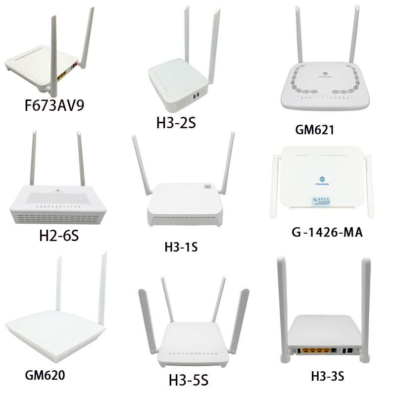 GM621 ONU ONT 4GE WLAN +5G WIFI5 IPT4 IPV6 GPON + REMOTE CONTROL