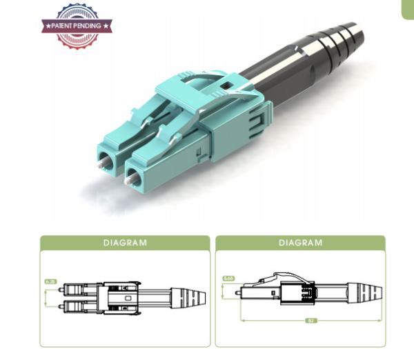 LCX OEM Waterproof Fiber Optic Sumitomo Lc Fast Connector Customized Cable Length