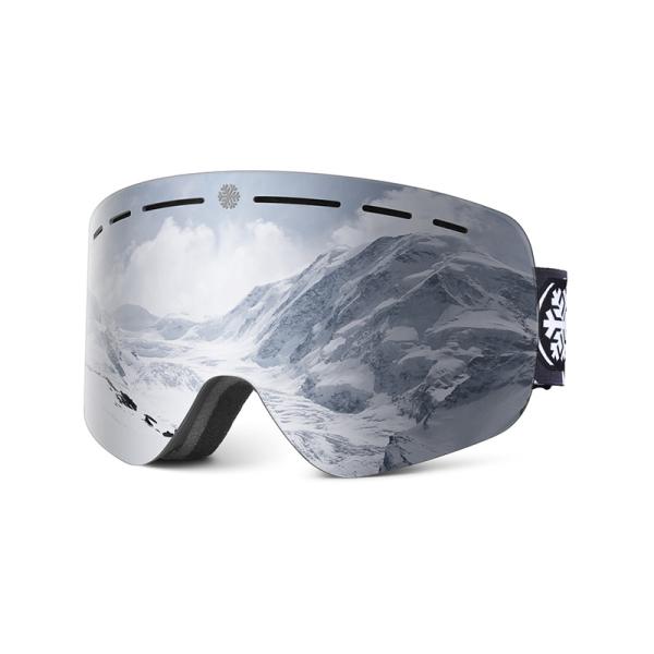 Изумленные взгляды лыжи Eyewear спорта сноуборда спорт снега высококачественной зимы объектива зеркала слоев двойника противотуманной изготовленной на заказ на открытом воздухе