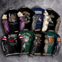 Fabricant Varsity Gros de haute qualité Letterman Jacket Hommes personnalisé Vintage Streetwear hiver Blanc Varsities Jacket bouton