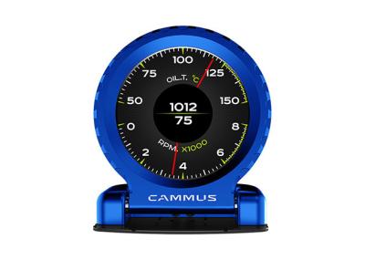Universal 60mm LCD Car Gauge Meter 9 Colors Metal Appearance