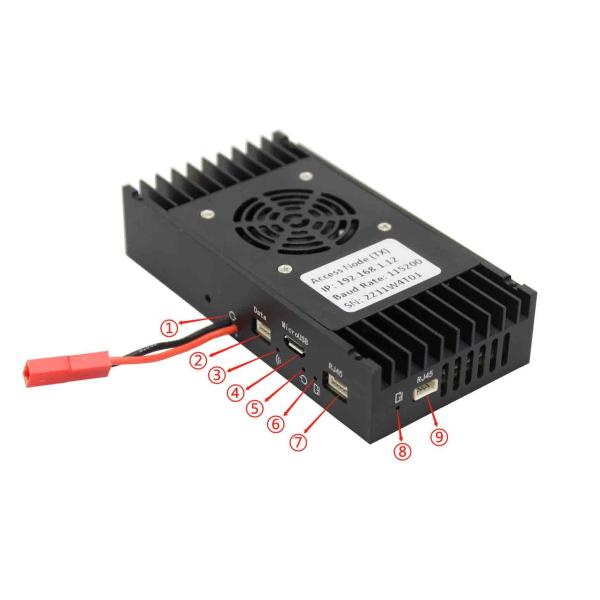 Video Transmission Long Range UAV Data Link with 115200bps Baud Rate and IPCam Video Input