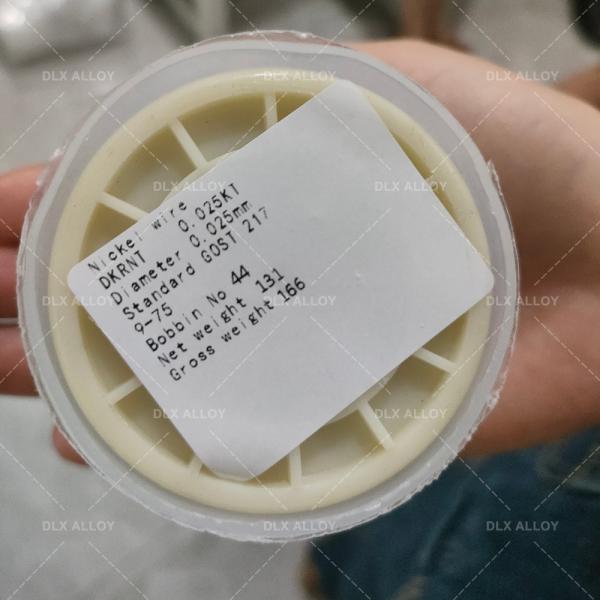 Чистая никелевая проволока Ni200 Никелевая проволока 0,025 мм 99,96% Чистая никелевая проволока