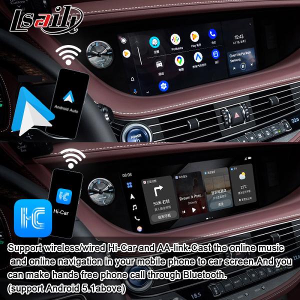 Lsailt 8GB Android интерфейс для Lexus LS S500h LS600h LS460 2013-2021 Включает YouTube, NetFlix, CarPlay, Android Auto