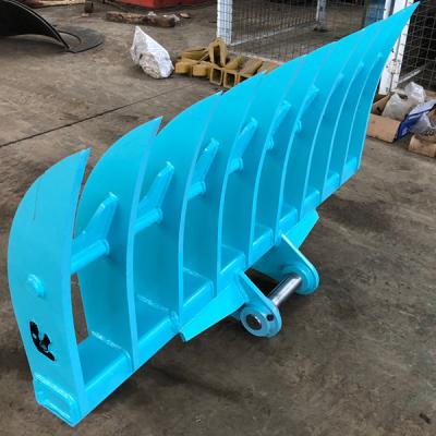 Land Clearing Made Easy with Excavator Root Rake Customizable Wide 1000-2500mm