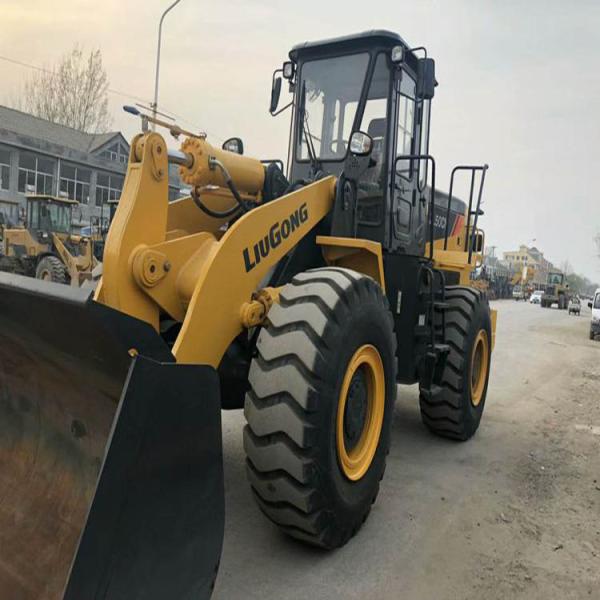 Front Loader Moving Type Used Wheel Loaders With 3.2m Bucket Width