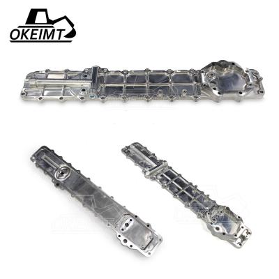 2552904 1252971 Oil Cooler Cover Excavator Engine Parts For CATE 3066 E320B/C