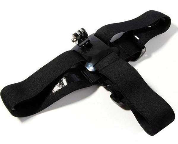 Action Camera Black Elastic Head Strap Mount For GoPro Hero 4 3 2 3+ 4 Session SJCAM SJ4000 SJ5000 Xiaoyi 4K