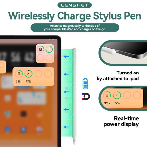 Замена Apple Pencil 2 с магнитным стилусом на емкостный сенсорный карандаш без задержки