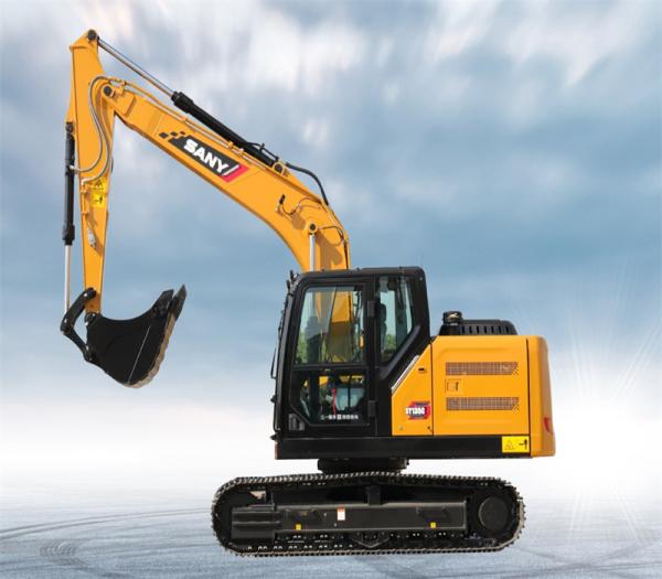 Bate-papo de segunda mão em bom estado Capacidade de 0.22-0.7m3 Sany SY135C Com modelo de motor Isuzu 4JJ1-XDJAG-01-C3