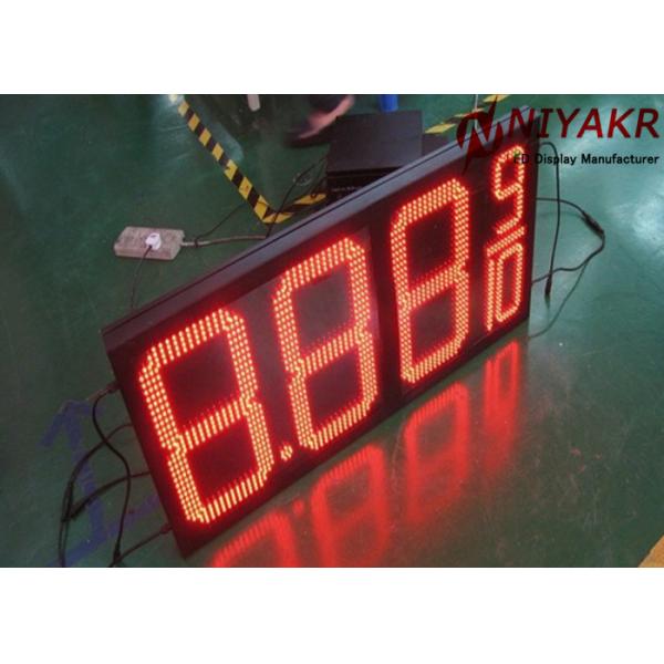 Высокая яркость газовая цена СИД 16 дюймов подписывает с стальным/алюминиевым материалом кожуха