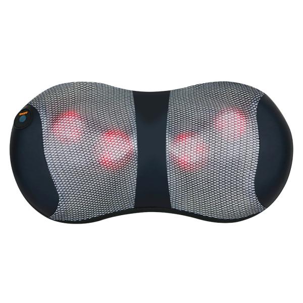 Rechargeable Massage Pillow with Heatable Neck Shiatsu Massage and Infrared Physiotherapy