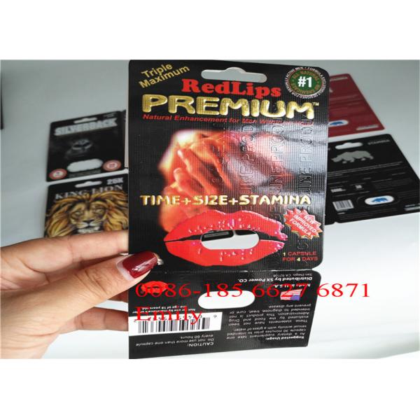 Карта волдыря цвета КМИК упаковывая на мужские таблетки секса 12000 ПК МОК