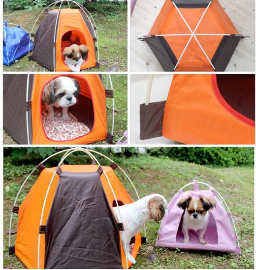 Outdoor sun protection small and medium-sized dog pet nest, special kennel cat litter puppy tent wholesale, spot