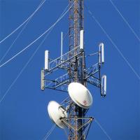 Communication sans fil Fer Télécom Guyed Pole Tour 5g Radio Antenne Wifi Isp Tour Internet À vendre