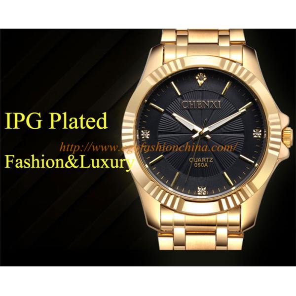 050A Stainless Steel Watch Black White Gold Watch Golden Watch Luxury Watch Gift Watches
